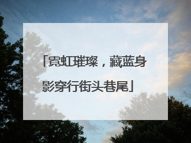 霓虹璀璨，藏蓝身影穿行街头巷尾